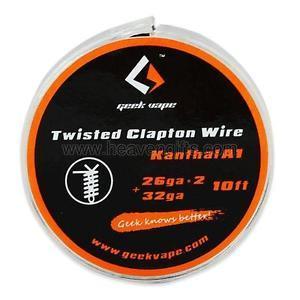 GeekVape DIY Tape Wire Twisted Clapton Kanthal A1 KA1 SS316L Stainless Steel