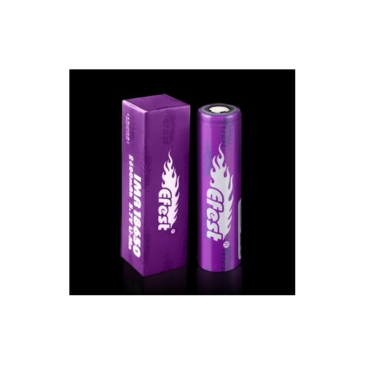 Efest IMR18650 2600mah 40A with flat top battery